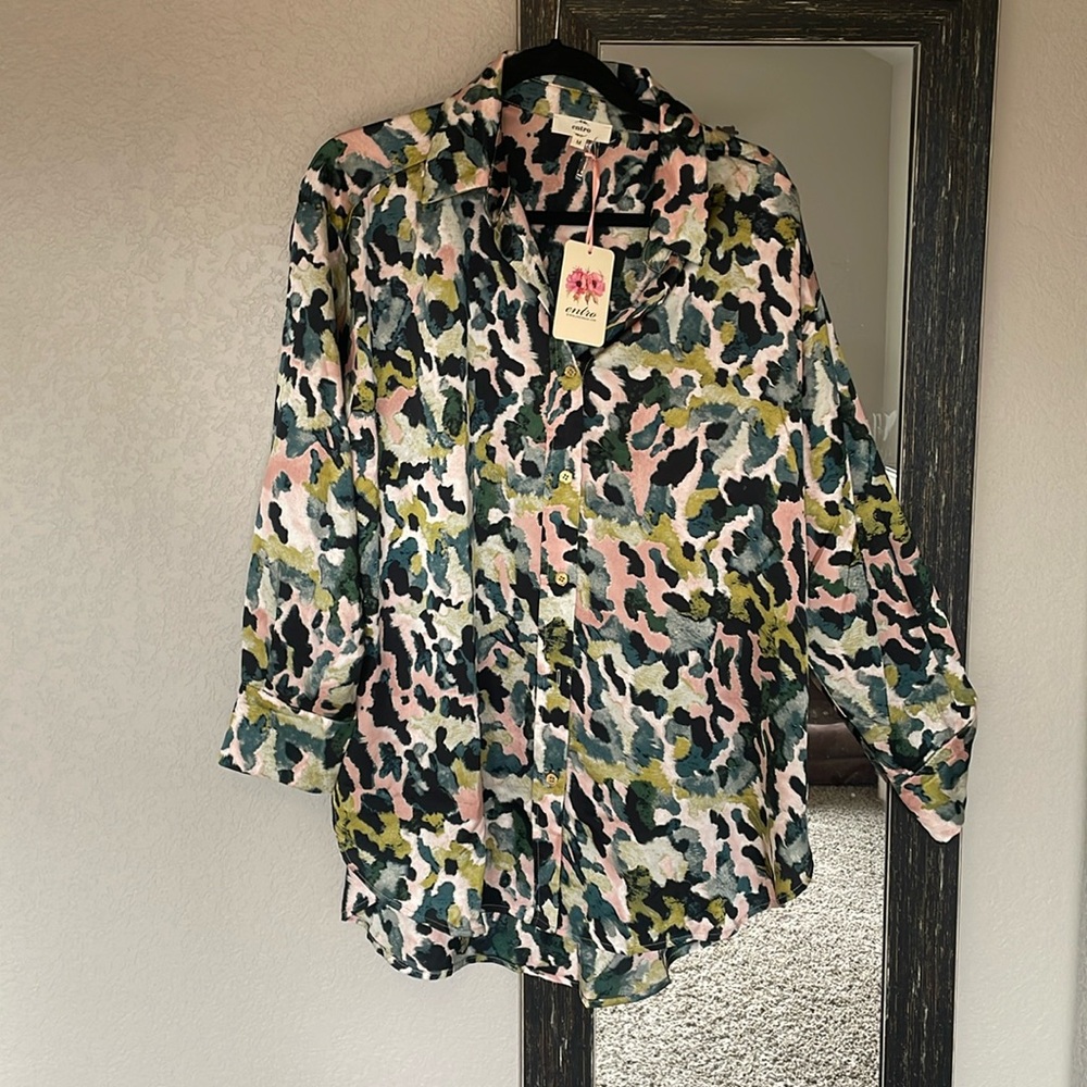 Long sleeve blouse